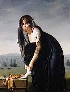 Marie-Denise Villers Une etude de femme d'apres nature dit aussi Portrait de Madame Soustras oil painting on canvas